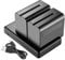 NEEWER Lot de 2 Batteries de Rechange Li-ION 6600 mAh avec Chargeur USB, Compatible avec Sony NP-F970 F960 F950 F770 F750 F570 F550 Handycams et lumière LED NEEWER, Moniteur, Curseur motorisé