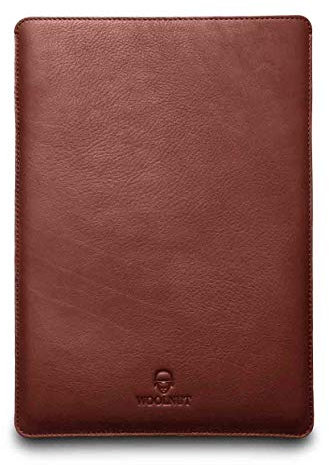 WOOLNUT Leather Sleeve Case Cover, for MacBook Pro 15 inch - Cognac Brown