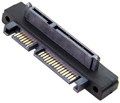 chenyang Adaptateur SATA mâle vers SATA femelle coudé à 90 degrés vers le haut pour disque dur 2,5/3,5