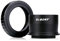 Svbony Teleskop Kamera Adapter, 2 T2 Adapter, Aluminium T Mount Adapter Kompatibel mit Canon