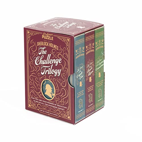 Professor Puzzle, Sherlock Holmes - The Challenge Trilogy, Mystery Brain Teaser, Ages 14+, 1+ Players | Mystery Brain Teaser, Ages 14+, 1+ Players