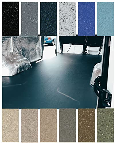 The Metal House Altro Walkway Various Camper Van Sparkle Vinyl - Anti Slip Safety Flooring - Transporter Lino (Whale, 2.5m x 2m SWB T5)