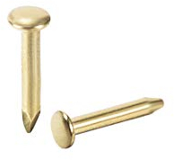 sourcing map Small Tiny Hardware Nails Iron 1.2X6mm(DXL) for DIY Decorative Wooden Boxes Accessories Gold Tone 200pcs