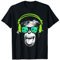 Monkey DJ mit Kopfhörer und Sonnenbrille Geschenkidee, Kurzarm , T-Shirt