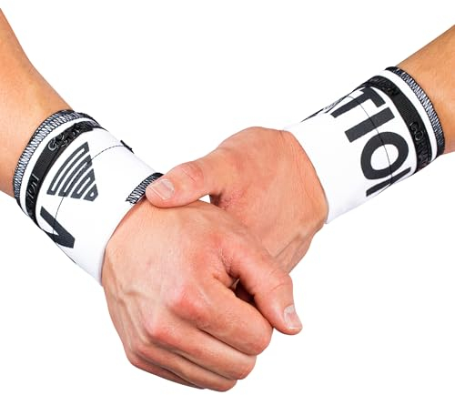 GORNATION Handgelenk-Bandagen, Performance Wrist Wraps für Fitness, Calisthenics & Kraftsport, Bandagen für Gym, Handgelenkstütze, Wickel-Bandagen - 1 Paar