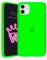 VELVET CAVIAR Compatible with iPhone 11 Case Neon Green - Cool Clear Protective Phone Cover for Men, Women