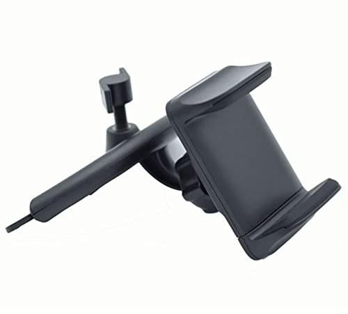iSpchen Porta Cellulare Auto Slot per CD,Morsetto Regolabile Supporto Cellulare Auto 360 Gradi Rotazione Staffa navigazione telefono per Tutte combinazioni telefono e custodia in larghezze50mm a95mm