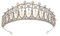 DUPLUSFUN Krone Braut Barocke Kristallperlen-Brautdiademe, Diana-Krone, Strass-Festzug, Diadem, Braut-Stirnband, Hochzeit, Haarschmuck Kopfschmuck für die Braut