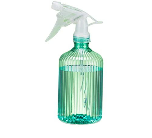 1 botellas de spray de agua de 500 ml, pulverizadores de plástico vacíos transparentes de gran capacidad, repuesto a presión a prueba de fugas, verde menta