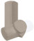 npluseins unifarbene Kissenbezüge im Doppelpack und dezentem Design 1154.1498, ca. 40 x 15 cm, beige