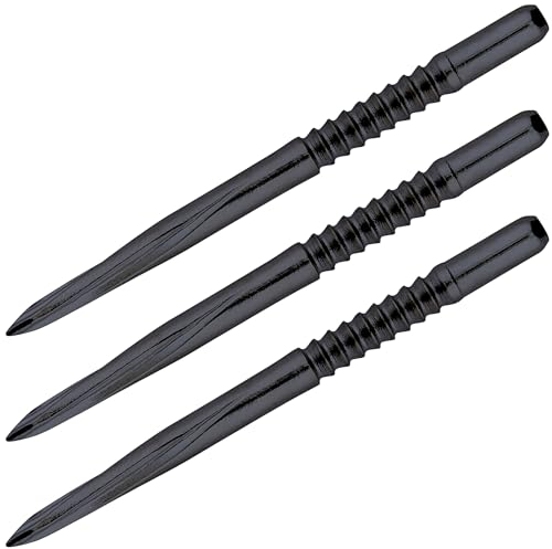 Unicorn Volute Dartspitzen aus Stahl, Schwarz, 36 mm