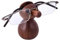 SATYA EXPORTS Brillenhalter aus Holz, Puppenform, für Schreibtisch/Tisch, Zuhause und Büro