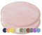 1/2er Set Rund Sitzkissen Kordsamt Rund Stuhlkissen Polster Auflage Kissen, Stuhlauflage rutschfest Sitzpolster für Haus & Garten Büro (Rosa,40x40cm (2er-Pack))