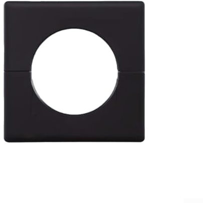 Cache-tuyaux carrés pour tuyau de douche, panneau de sortie adhésif amovible, 86 x 86 mm pour salle de bain (52 mm)