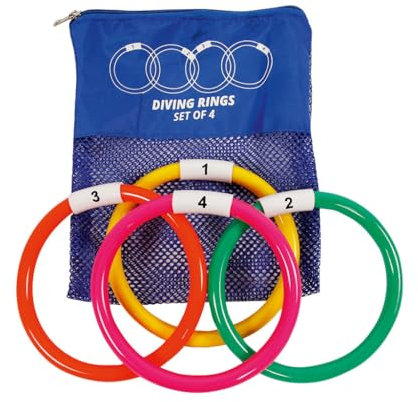 Wiemann Lehrmittel Tauchringe, 4er-Set im Beutel