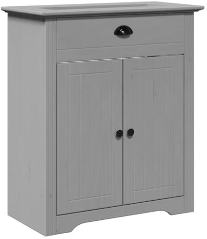 vidaXL Mueble de Lavabo de baño BODO Gris 70x35x80 cm