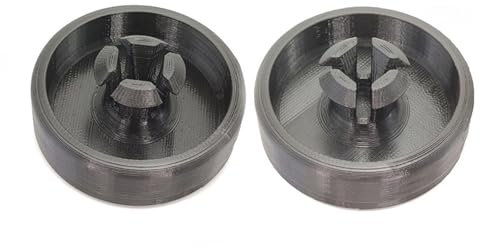 KE88FENG Aspirateur Balai sans Fil for ryobi, 2 Roues de Rechange (PCL720K / PBLSV716K)