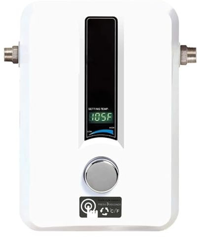 Warmwasserbereiter elektrisch, Durchlauferhitzer, Elektrisch, 8 KW – Menge 1, 12 X 8 X 4, Elektrischer Durchlauferhitzer For Warmwasser,Energieeffizient