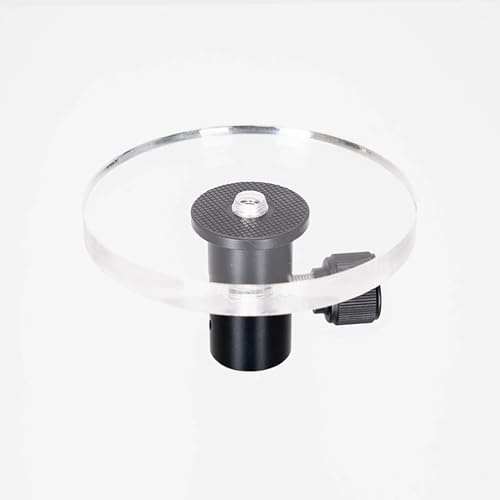 Acrylic Still Life Table Cosmetics Photography Props with Interface, Round Photo Props for Jewelry Cosmetic Makeup Drinks(Dia10cm/3.94in)