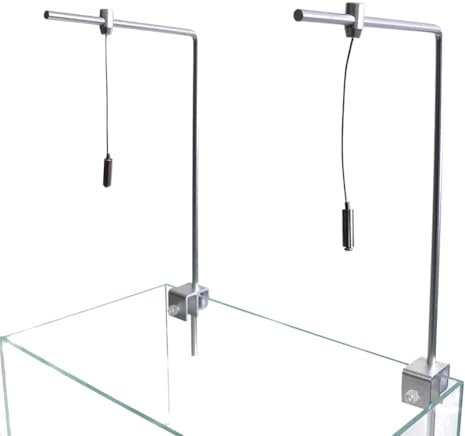 MQODLFP Verstellbare Halterung für Aquarien, LED-Universal-Lichtständer für Aquarien, Lichtständer-Aufhängeset, Aquarium-Zubehör