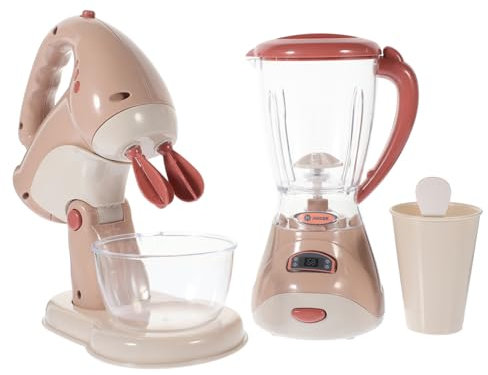 TOYANDONA 1juego Juguete Simulado De Cocina para Niño Niña Licuadora y Batidora Accesorios De Interactivos Estimula La Imaginación y Habilidades Motoras Sin Batería