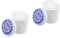LALAFINA 2 Sets Ceramic Palette Gouache Color Tray Masking Fluid for Watercolor Painting Mini Watercolor Palette Lid Ranger Alcohol Ink Small Jewelry Storage Dish Wet Palette White Ceramics