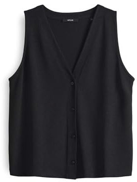 OPUS Damen Top | Jerseyweste ITTA Regular mit Komfortfaktor Black, 42