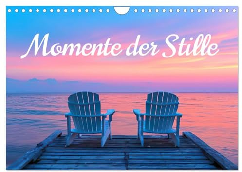 Momente der Stille (Wandkalender 2026 DIN A4 quer), CALVENDO Monatskalender: Zwölf Monate, zwei Stühle, unendliche Gelassenheit. (CALVENDO Natur)