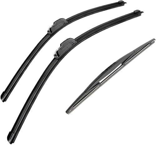 Escobillas Limpiaparabrisas Delanteras para Mitsubishi ASX 2010-2023 24+21+10 - Goma Suave HD, Silenciosas y Duraderas, Fácil Instalación