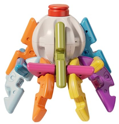 Rainbow Puzzle Ball, Puzzle Balls for Kids, Deformationsball der Gehirnentwicklung, Thinking Training Assembly Building Game für 3 4 5 6 Jahre Mädchen