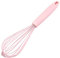 QIUCHIREMAI Silikon Schneebesen zum Kochen und Backen, rosa pink Color