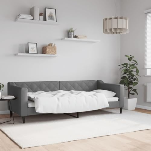 Emmtore 2-in-1-Tagesbett,Sofabett, Gästebett Schlafsofa für Schlafzimmer Wohnzimmer,Dunkelgrau,80 x 200 cm,ohne Matratze