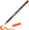 edding 4200 Porzellanpinselstift - orange - 1 Stift - Pinselspitze 1-4 mm - Filzstift zum Beschriften u. Dekorieren von Keramik, Porzellan - spülmaschinenfest, lichtechte Tinte, schnell trocknend