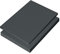 Platte aus Hart PVC Zuschnitt in | grau RAL 7011 | VERSCHIEDENE STÄRKEN | TOP QUALITÄT | (100 x 49cm, 10mm Dunkelgrau)