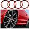 4 Stück Legierung Auto Felge Center Gap Hub Ringe Dekoration für Audi BMW