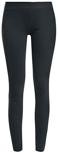 Urban Classics Damen Jersey voor dames Leggings, Black - Black (Black 7), XXL EU