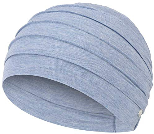 Christine Headwear Damen Christine Headwear Soft Bamboo Turban, Light Blue Melange Yoga turban, Light blue melange, 55-61 EU