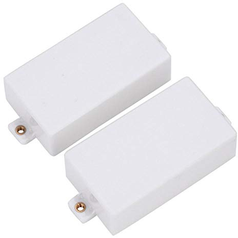 Dilwe 2 Stück Pick-up-Abdeckungen für Gitarre, Humbucker-Abdeckung, Ersatzteile für E-Gitarre