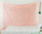 CULASIGN Indisch Psychedelic Wandteppich Mandala Silber Grau/Indien Mehrfarbige Twin Wandbehang Elefant Boho Baumwolle Hippie Wandtuch/Meditation Yoga Mats (Rosa ZL0092,210 * 150 cm)