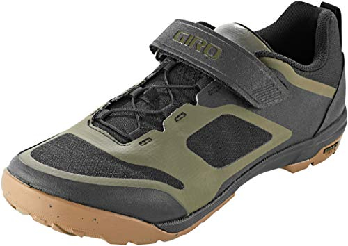 Giro Herren Ventana Fastlace E-Bike|MTB Trail|Touring Schuhe, Black/Olive, 48