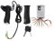 VGEBY Motor Brushed Speed ​​Controller Kit 1000W 36V/48V Elektromotor Scooter Control Set Batterieanzeige Gasdrehgriff mit Schloss(36V)