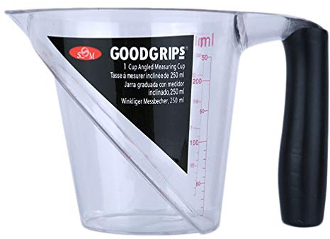 Beaupretty 250ml Abgewinkelter Messbecher Wiederverwendbare Messbecher Klare Friseur Färbeschale Professional Messbecher
