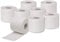 Toilettenpapier 2-lagig 250 Blatt naturweiß/grau - 64 Rollen / 8 Packungen