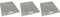 Ufixt 3 x Cooker Hood Metal Mesh Grease Filter for Kitchen Extractor Fan Vent 284mm x 352mm