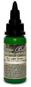 INTENZE Mario Barth - Tinta para tatuajes (30 ml), color verde claro y dorado