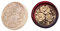 25 mm Rose Garden Round Retro Seal Wax Seal Stamp Head Fire Paint for Wedding Invitation Signature Invitation Card Making Decoration NO Handle