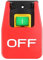 Gokelomg Interruptor de Pulsador de Parada de Emergencia de Cubierta Roja Apagado-Encendido 16A Interruptor de Arranque Electromagnético de Protección de Apagado/Subtensión