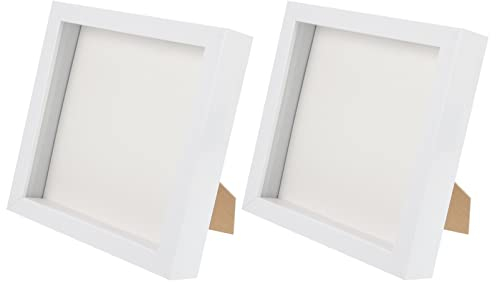 Homoyoyo Setzkasten Vitrine 2Pcs H?lzernen Bildfoto Frames Exemplar Display Rahmen Schwimmende Pflanzenblüten Rahmen Rechteckige Bilderrahmen Wohnheimdekorationen ? Möbel Bilderrahmen Holz