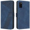 OKZone Hülle für Samsung Galaxy A41, PU Leder Flip Cover mit Magnet Kartenfach (Blau)
