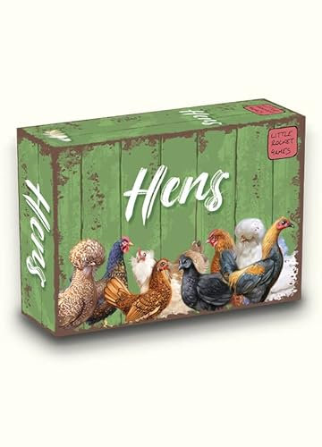 LITTLE ROCKET GAMES HENS Brettspiel auf Italienisch und Englisch